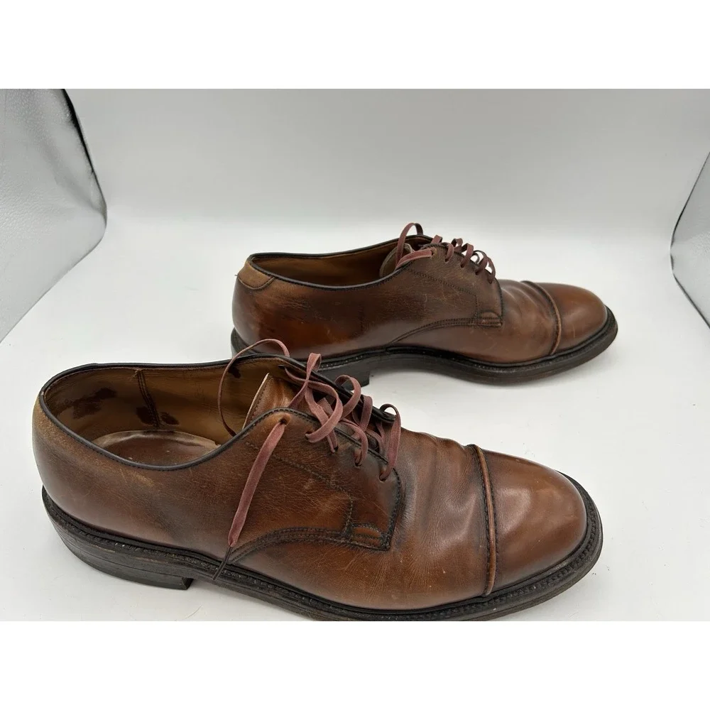 Lloyd And Haig Wing Custom Built Cap Toe Shoes 9 1/2 C/E Brown‎